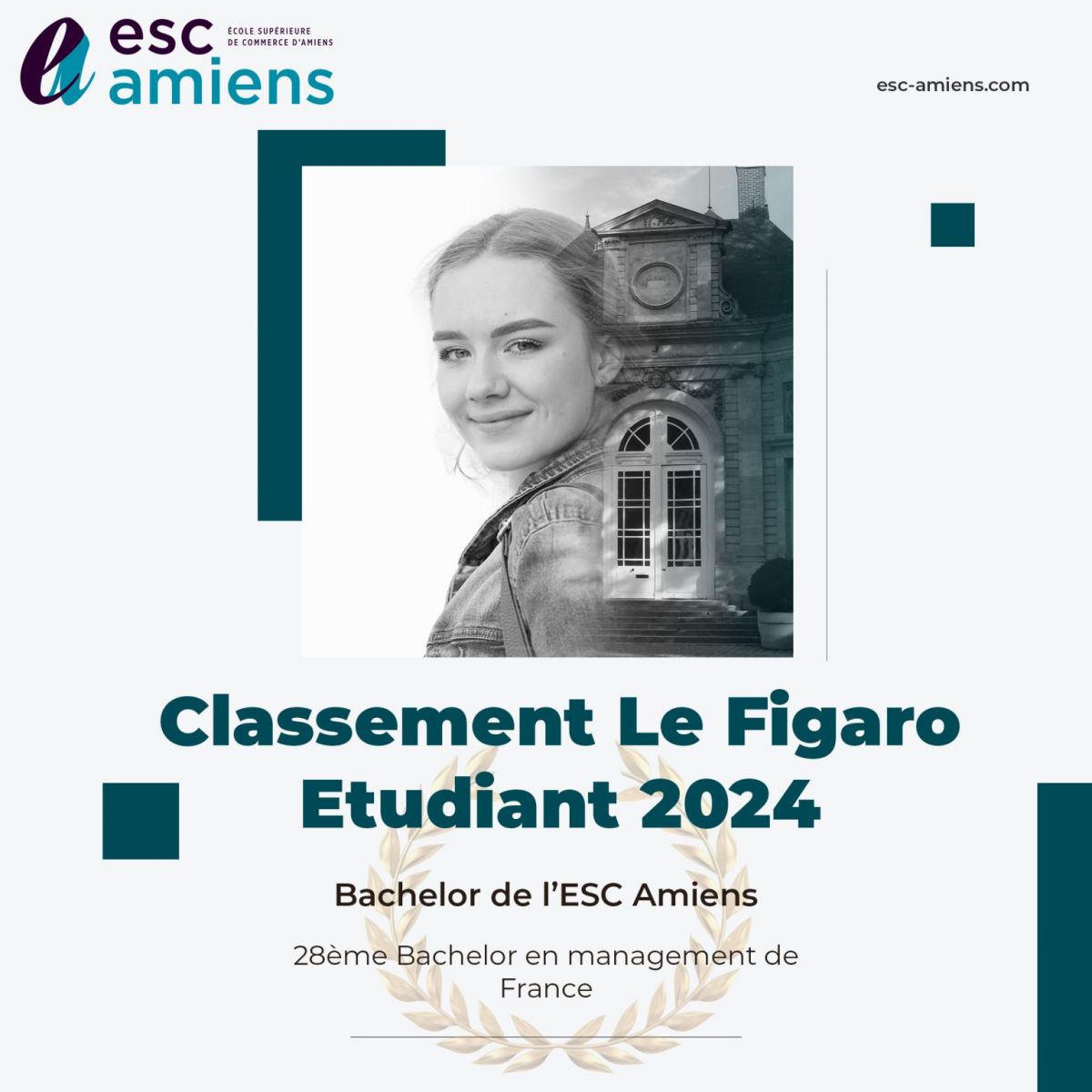 L'ESC Amiens 28ème du classement Le Figaro Étudiant - École Supérieure de Commerce d'Amiens