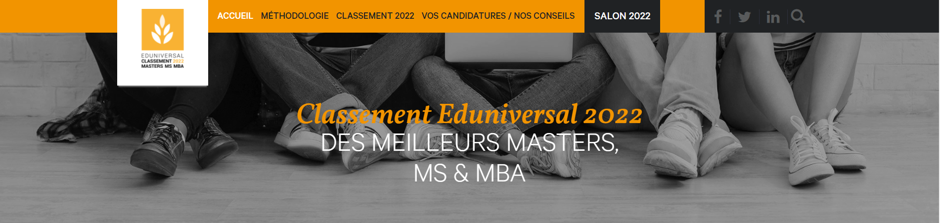 Le classement Eduniversal Meilleurs MBA 2022 est paru - École Supérieure de Commerce d'Amiens