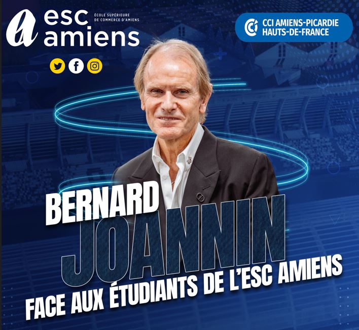 Bernard JOANNIN face aux étudiants de l'ESC Amiens - École Supérieure de Commerce d'Amiens