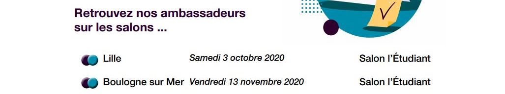 Les salons de l'orientation 2020 / 2021 - École Supérieure de Commerce d'Amiens