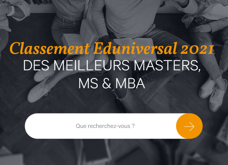 Classement des meilleurs Masters et MBA - EDUNIVERSAL 2021 - École Supérieure de Commerce d'Amiens